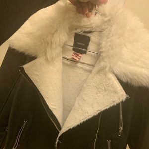Leather jacket ( Fur inside )